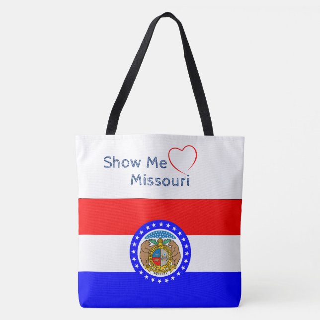 Bolsa Patriótico Mostra-me Amor Missouri (Frente)
