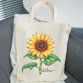 Bolsa Personalizada de Girassol, Presente para Mul