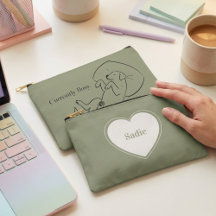 Bolsa Personalizada para Labrador Verde Sage Mãe d