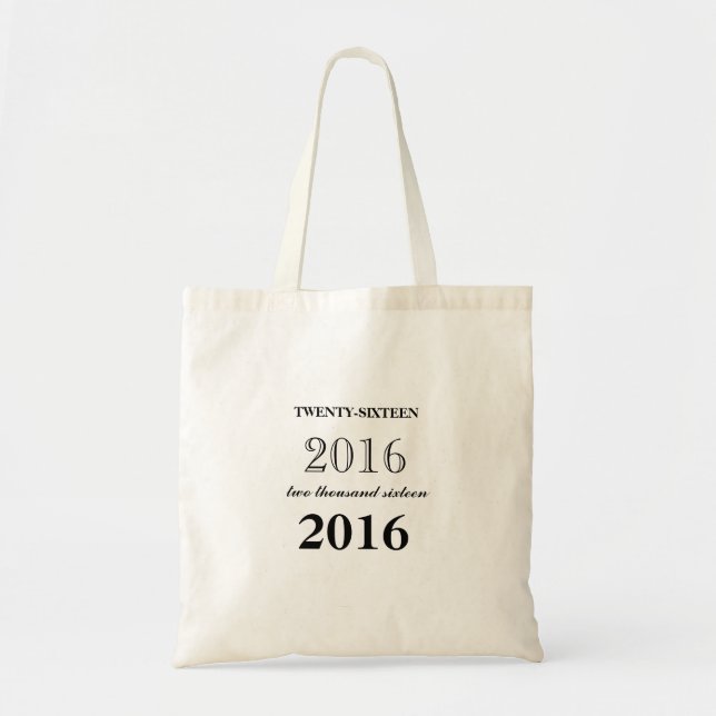 Bolsa personalizado para graduação 2016 em preto (Frente)