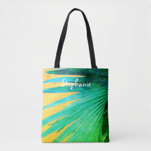 bolsa personalizado tropical design de folha de pa