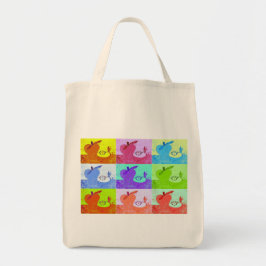 Bolsa pop Art Apple Canvas