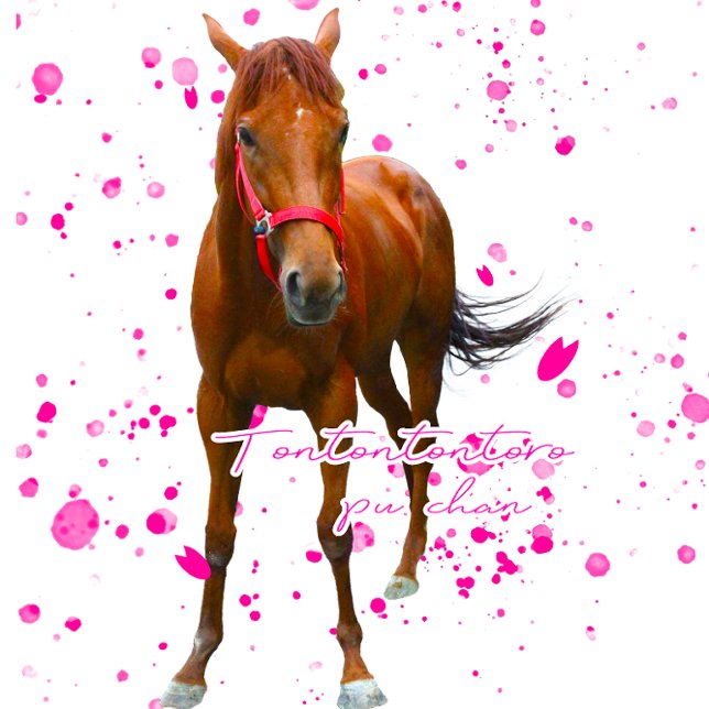 BOLSA TOTE ケイメイ牧場　トントントントロちゃん　立ち姿＆総柄 (Criador carregado)