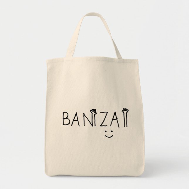 Bolsa Tote トートバッグ banzai (Frente)
