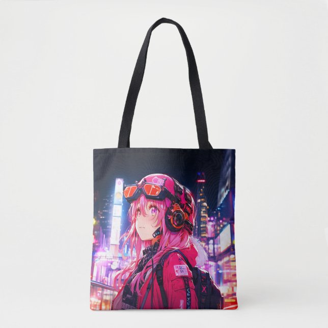 BOLSA TOTE トートバッグ｜VACHABORG グッズ「ピンクメカニカルガールの探検」 (Frente)
