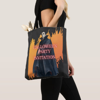 BOLSA TOTE ドラキュラ伯爵のハロウィンパーティー招待