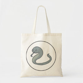 BOLSA TOTE モノトーンのシンプル蛇｜ミステリアスで洗練されたデザイン  トートバッグ