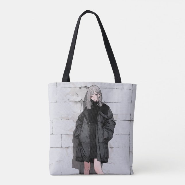 Bolsa Tote リバーシブル・トートバック｜寿司娘 GenerativeAI (Verso)