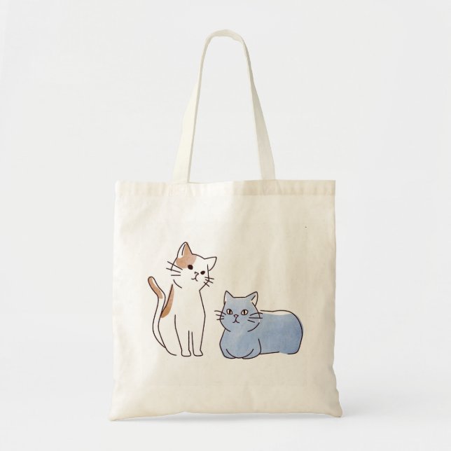 BOLSA TOTE 二匹の猫 (Frente)