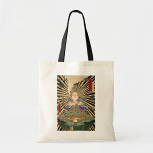 Bolsa Tote 奇術師, mágico do 豊国, Toyokuni, Ukiyo-e