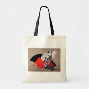 Bolsa Tote 扇子, fãs do 北斎 cinco, Hokusai, Ukiyoe