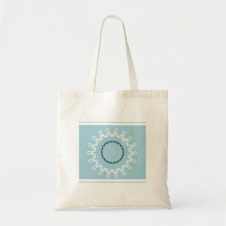BOLSA TOTE 爽やかマリンカラーのレースデザイントートバッグ
