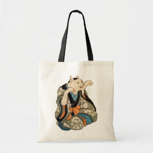 Bolsa Tote 着物の猫, gato do quimono do 芳藤, Yoshifuji