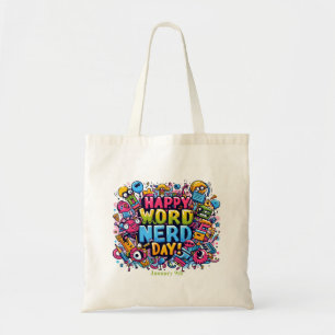 Bolsa Tote 09 de janeiro - Dia do Nerd do Word