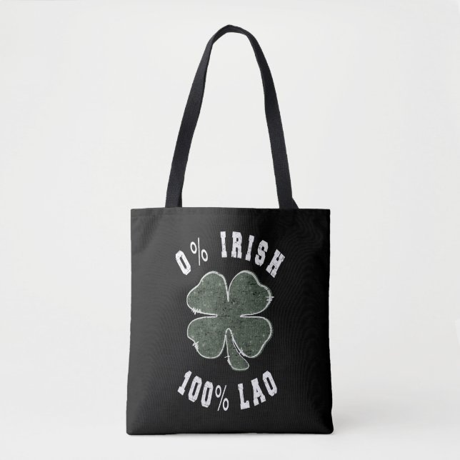 Bolsa Tote 0 Irish 100 Loa Shamrock (Frente)