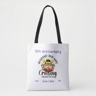 Bolsa Tote 10º Aniversário de Casal Cruzeiro Personalizar