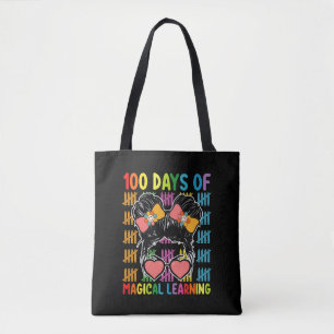 Bolsa Tote 100 Dias De Aprendizado Mágico Escola Desarrumada