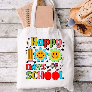 Bolsa Tote 100 dias de escola. apreciação de professores.prof