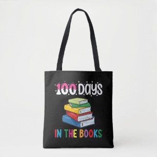 Bolsa Tote 100 Dias Nos Livros Bibliotecário de Leitura Escol