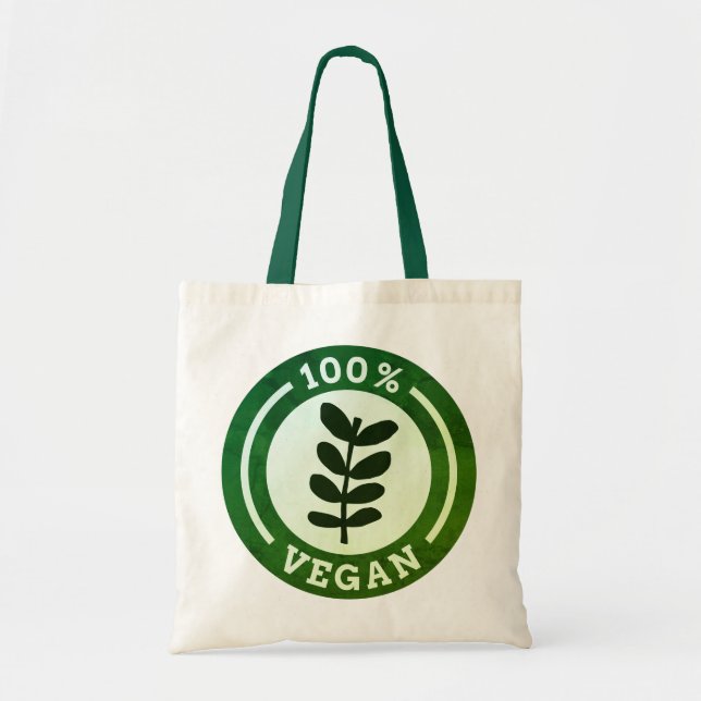 Bolsa Tote 100% Vegan Ethical Kind Living Sustainable (Frente)