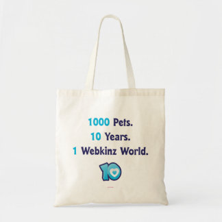 Bolsa Tote 10 anos de Stats de Webkinz