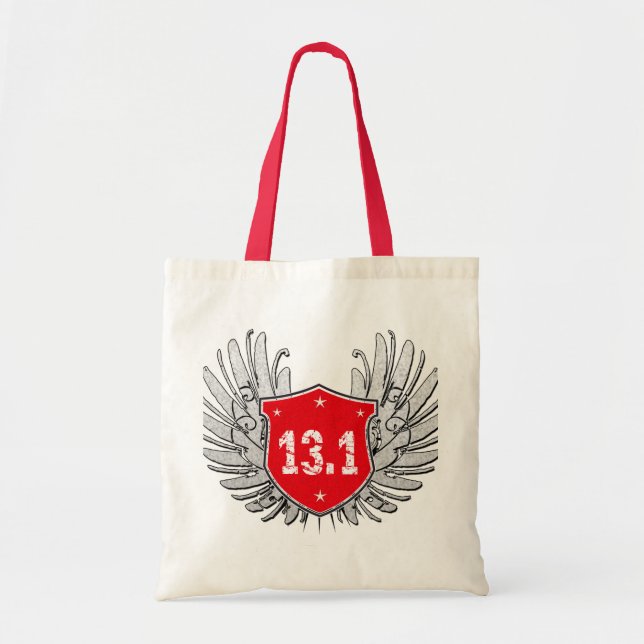 Bolsa Tote 13,1 Protetor meia maratona (Frente)