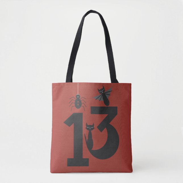 Bolsa Tote #13 afortunado (Frente)