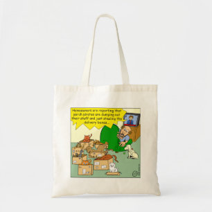Bolsa Tote 1498 Cartoon de piratas e gatos