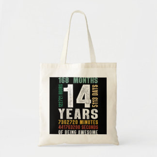 Bolsa Tote 14 Year Of Being Awesome 14th Birthday Gift Boys G