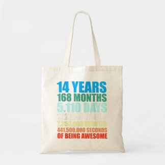 Bolsa Tote 14th Birthday Gift Boys 14s Years Beings Awesome