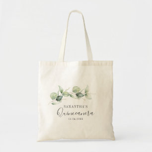 Bolsa Tote 15 Birthday Eucalyptus Quinceanera Greenery