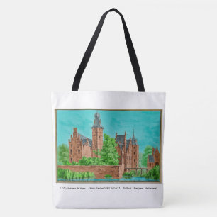 Bolsa Tote 1729 A. de Haen Holandês Kasteel WESTERVELT ....