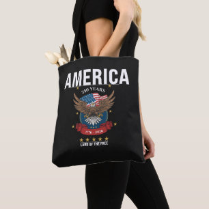 Bolsa Tote 1776 2026 EUA Semiquincentenário Comemorativo