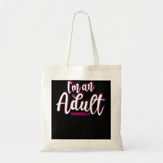 Bolsa Tote 18º presente de aniversário para meninas Engraçado