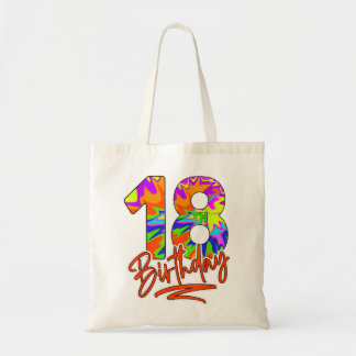 Bolsa Tote 18. º aniversário Menina de 18 anos Menina Adolesc