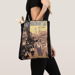 Bolsa Tote 1910 Na cidade onde ninguém se importa com as par