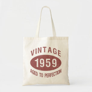 Bolsa Tote 1959 Vintage Aniversário