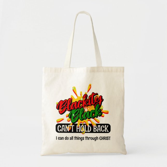 Bolsa Tote 1990 não pode segurar o negro cristão (Frente)