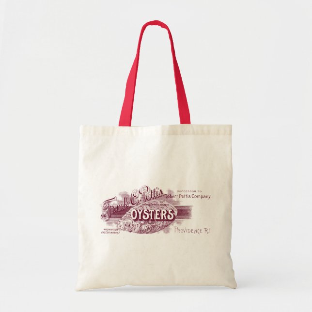 Bolsa Tote 19o C. Ostras, roxas (Frente)