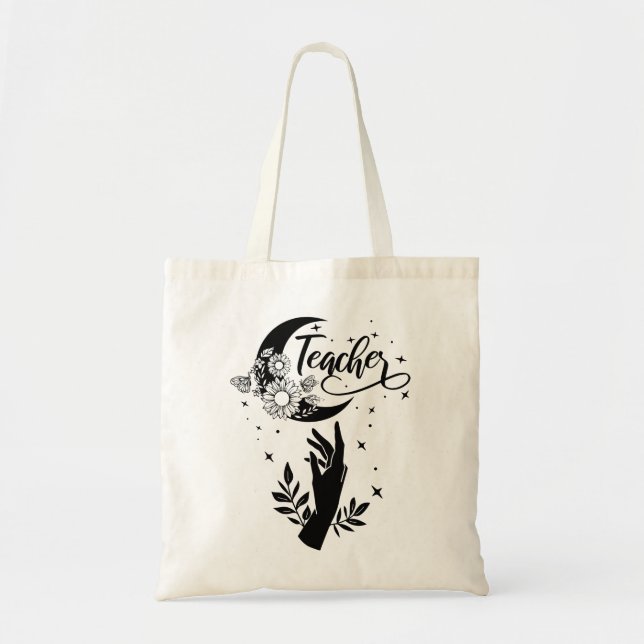 Bolsa Tote 1 - Camisa De Professores Inspiradora, Professora  (Frente)