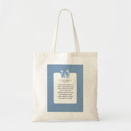 Bolsa Tote 1 corinthians 13 4 5, love is patient love is kind