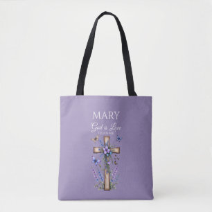 Bolsa Tote 1 João 4:16 Deus é Amor – Cristão Personalizado