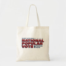 1 Pessoa 1 Vote Tote Bag