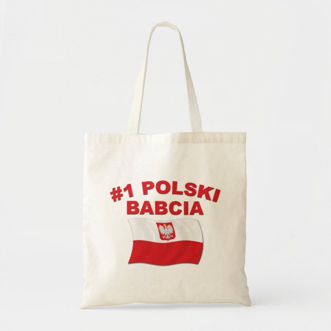 Bolsa Tote #1 Polski Babcia (Frente)