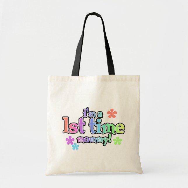 Bolsa Tote 1rua-Mamãe-T-shirts e presente (Frente)