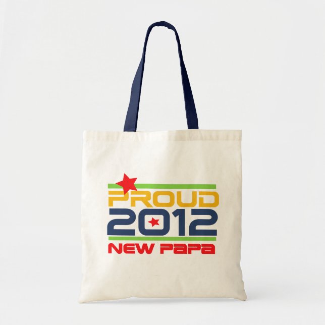 Bolsa Tote 2012 Novo Papá - Camisas e presentes (Frente)