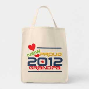 Bolsa Tote 2012 t-shirt e presentes orgulhosos do vovô