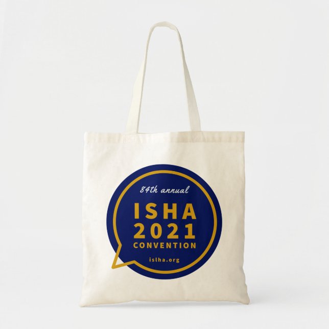 Bolsa Tote 2021 ISHA convention bag (Frente)