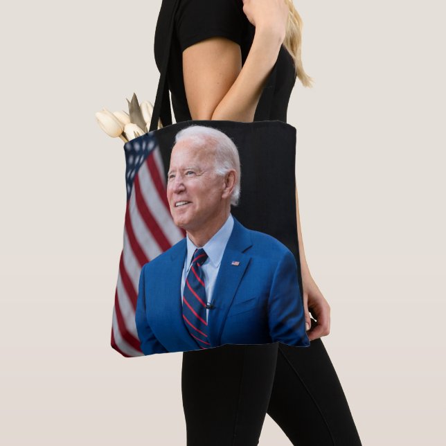 Bolsa Tote 2021 Joe Biden Presidente dos EUA Retrato (Close Up)