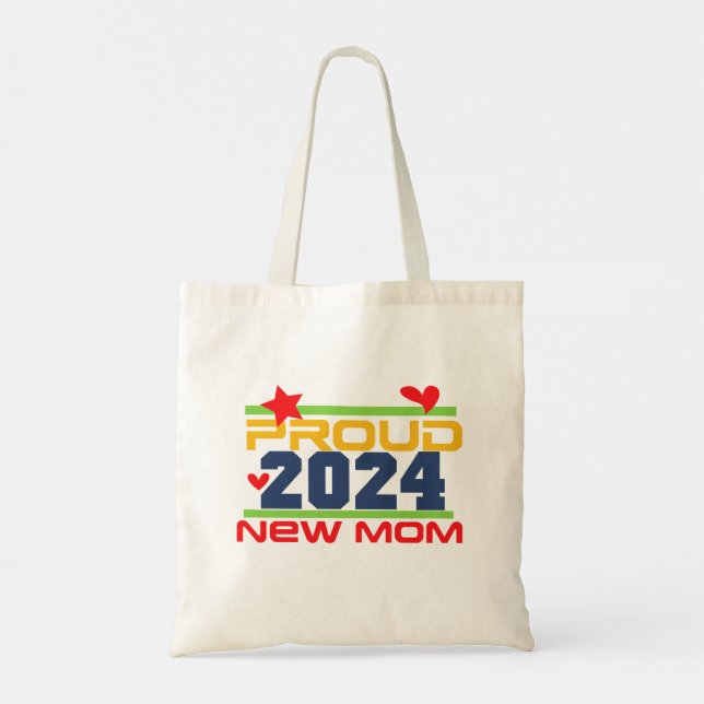 Bolsa Tote 2024 Nova e Orgulhosa Saco de Tote Mãe (Verso)